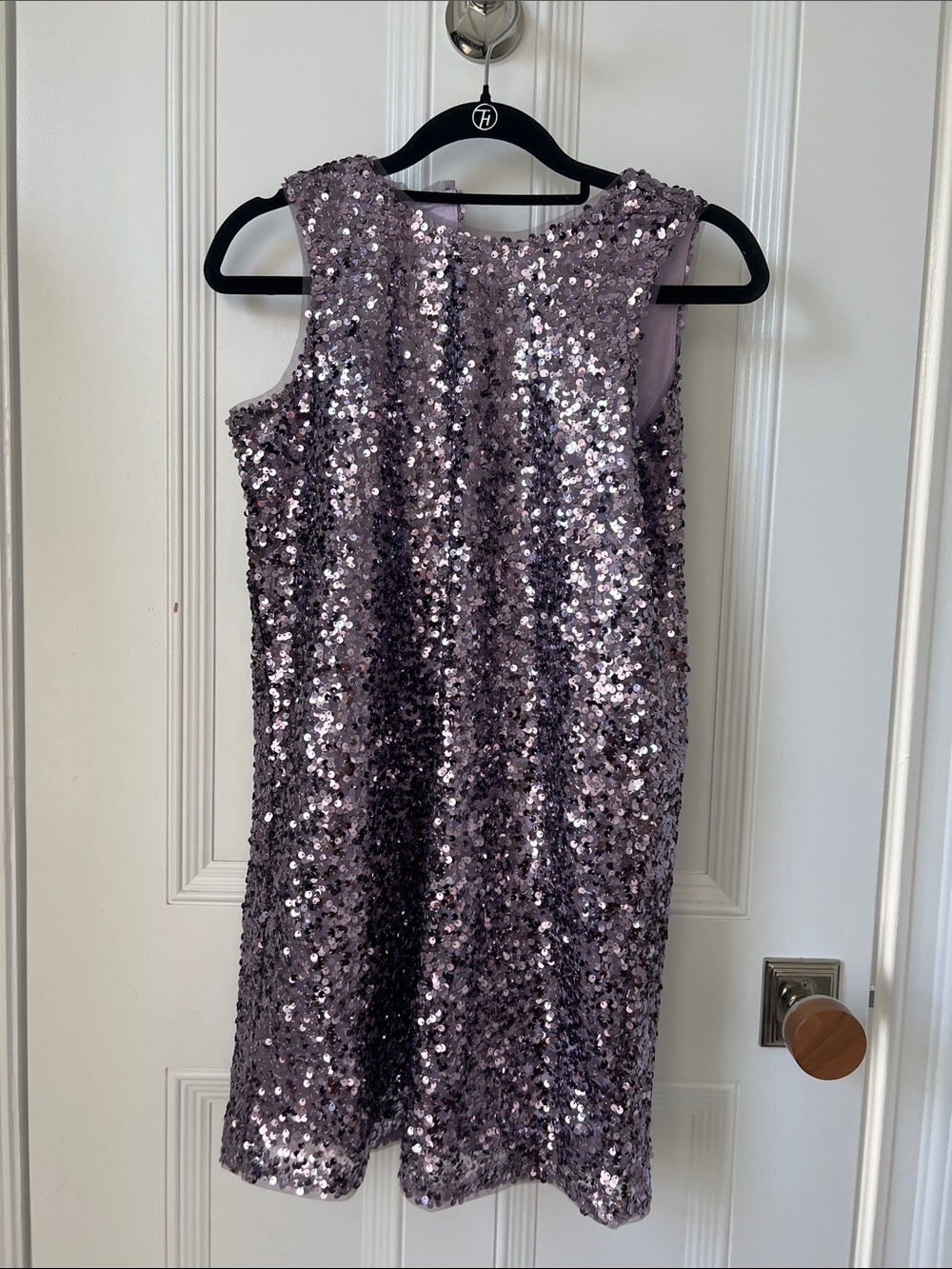 J. Crew Lilac Sequin Party Dress